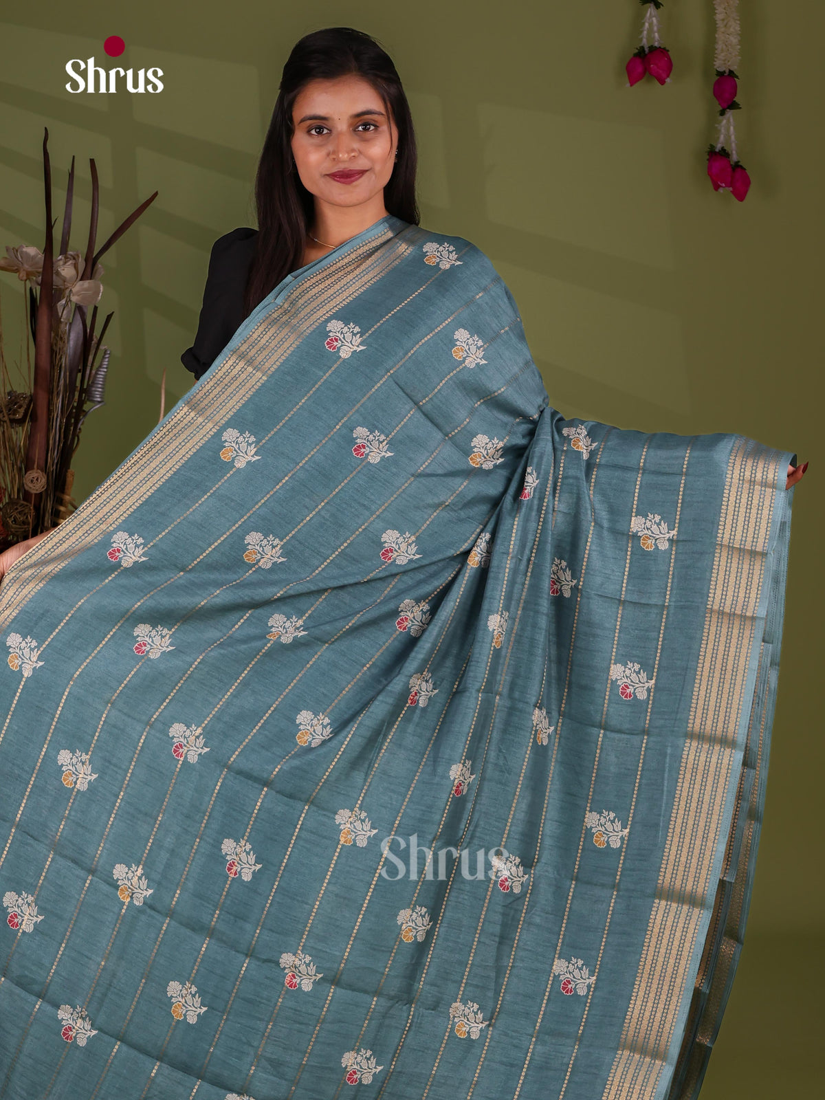 Semi Crepe Saree - EJ11276