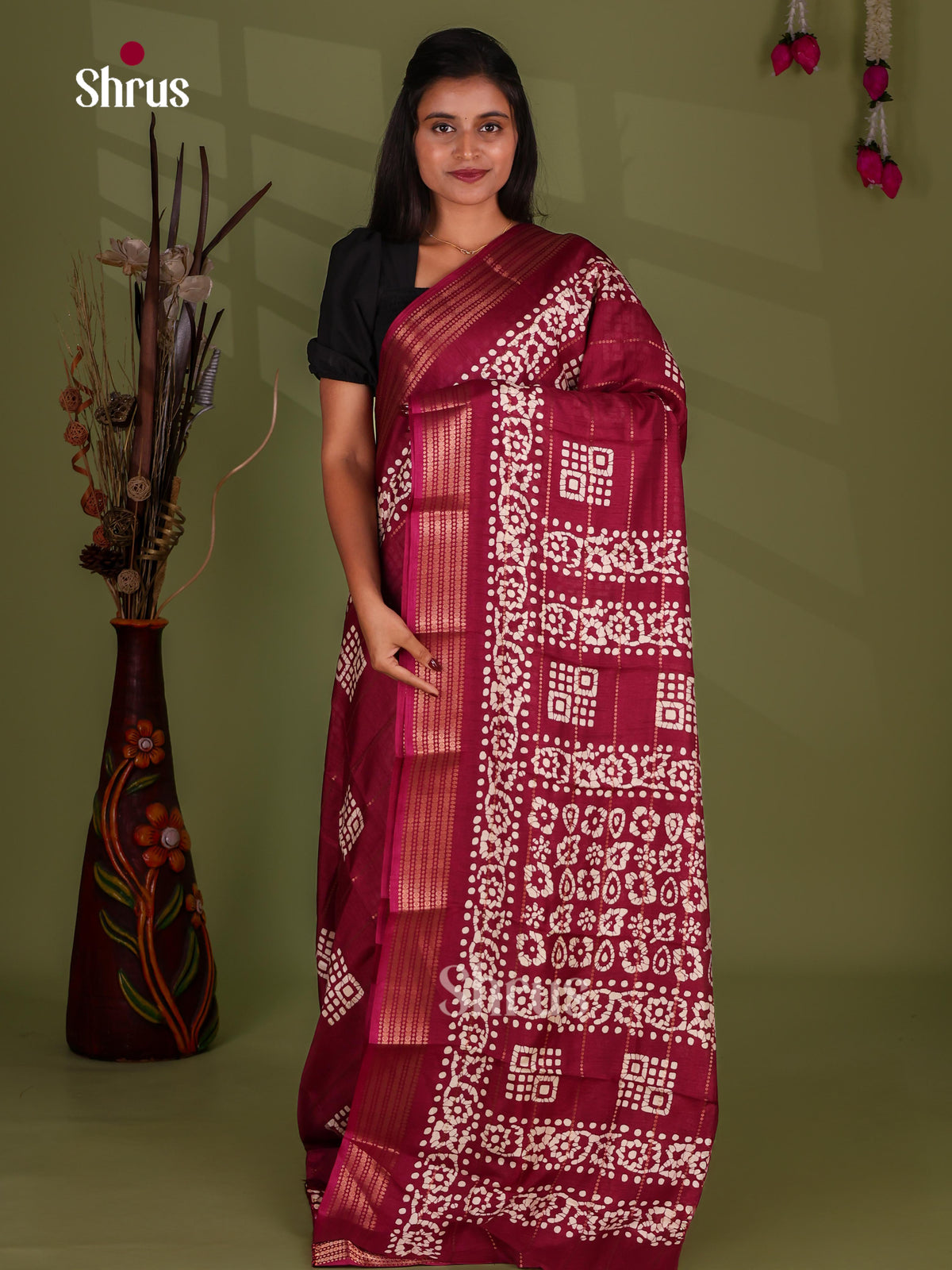 Semi Crepe Saree - EJ11294