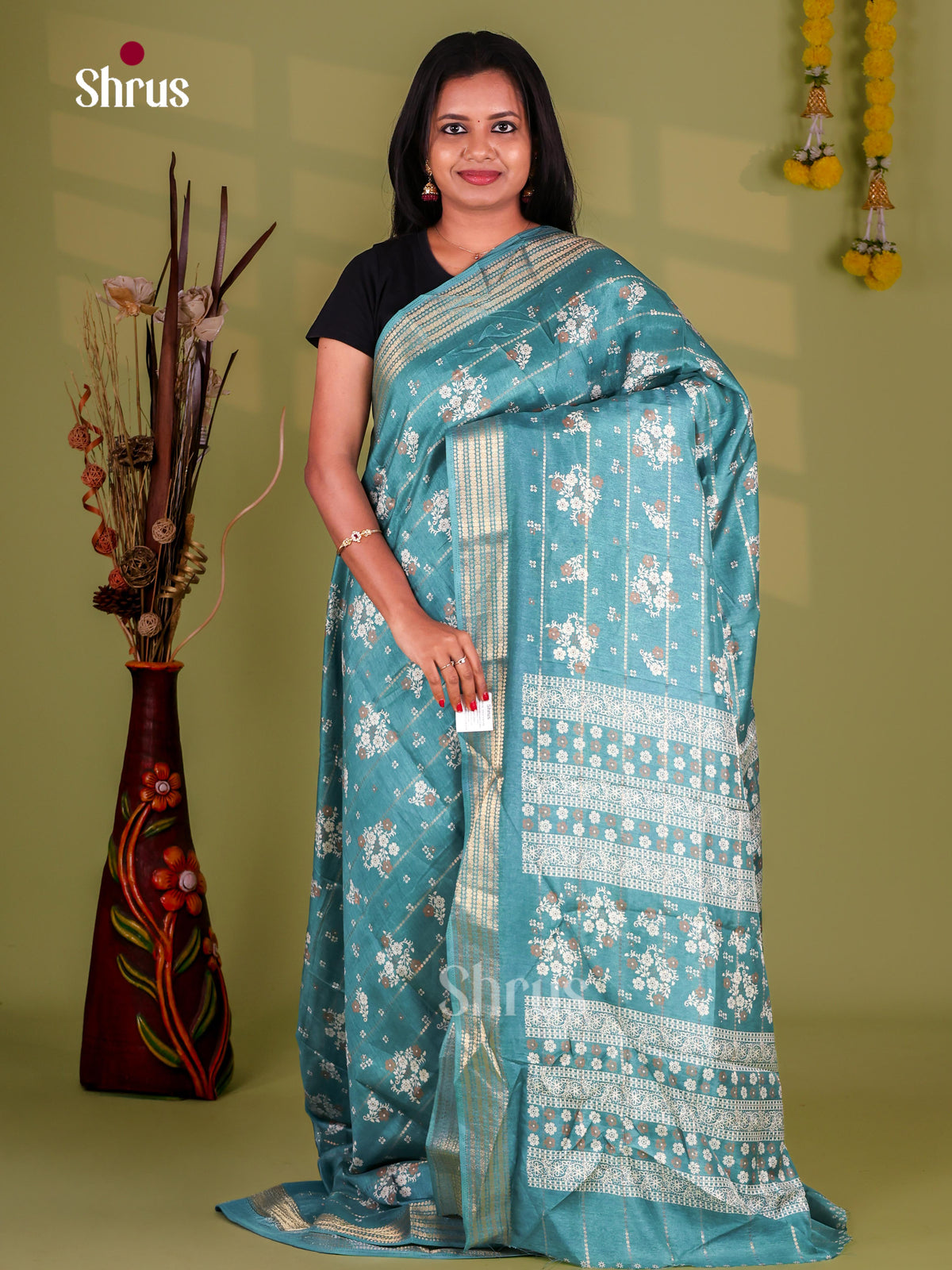 Semi Crepe Saree - EJ11306