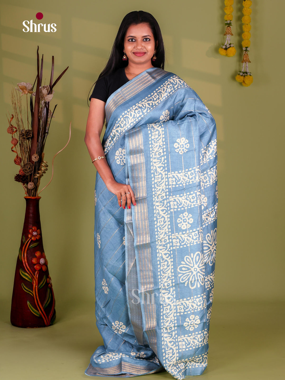 Semi Crepe Saree - EJ11312