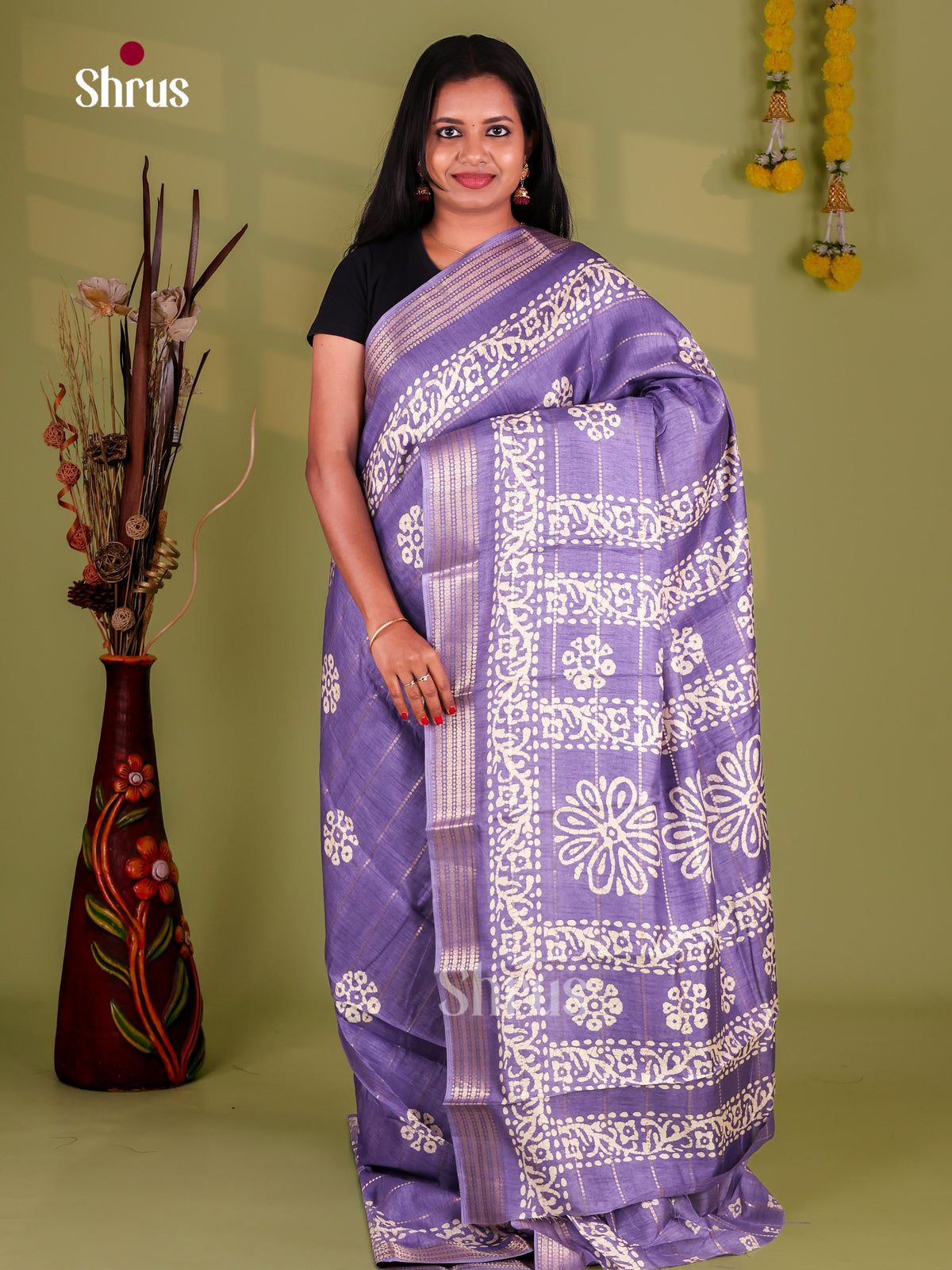 Semi Crepe Saree - EJ11314