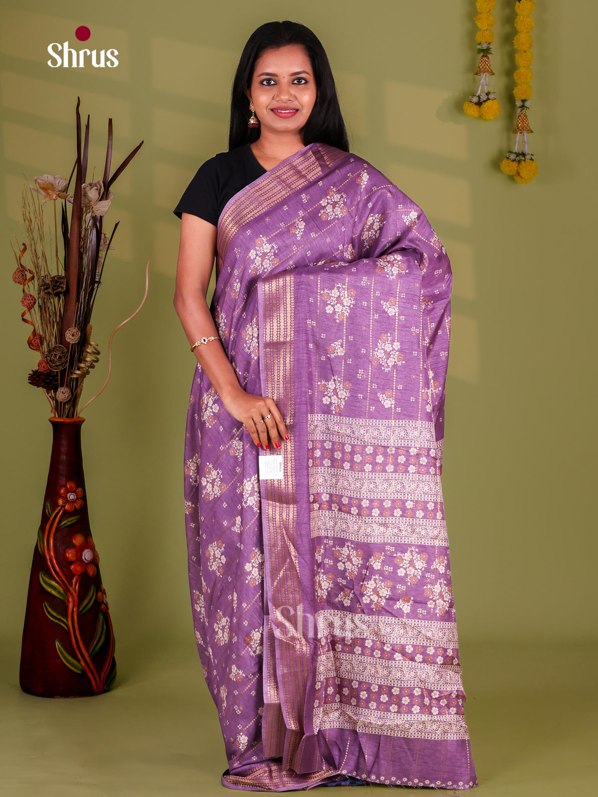 Semi Crepe Saree - EJ11320