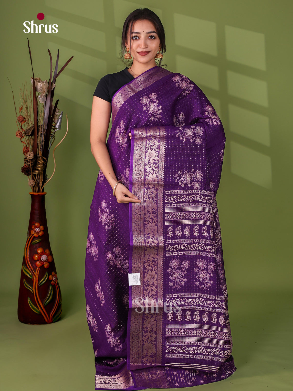 Semi Crepe Saree - EJ11330