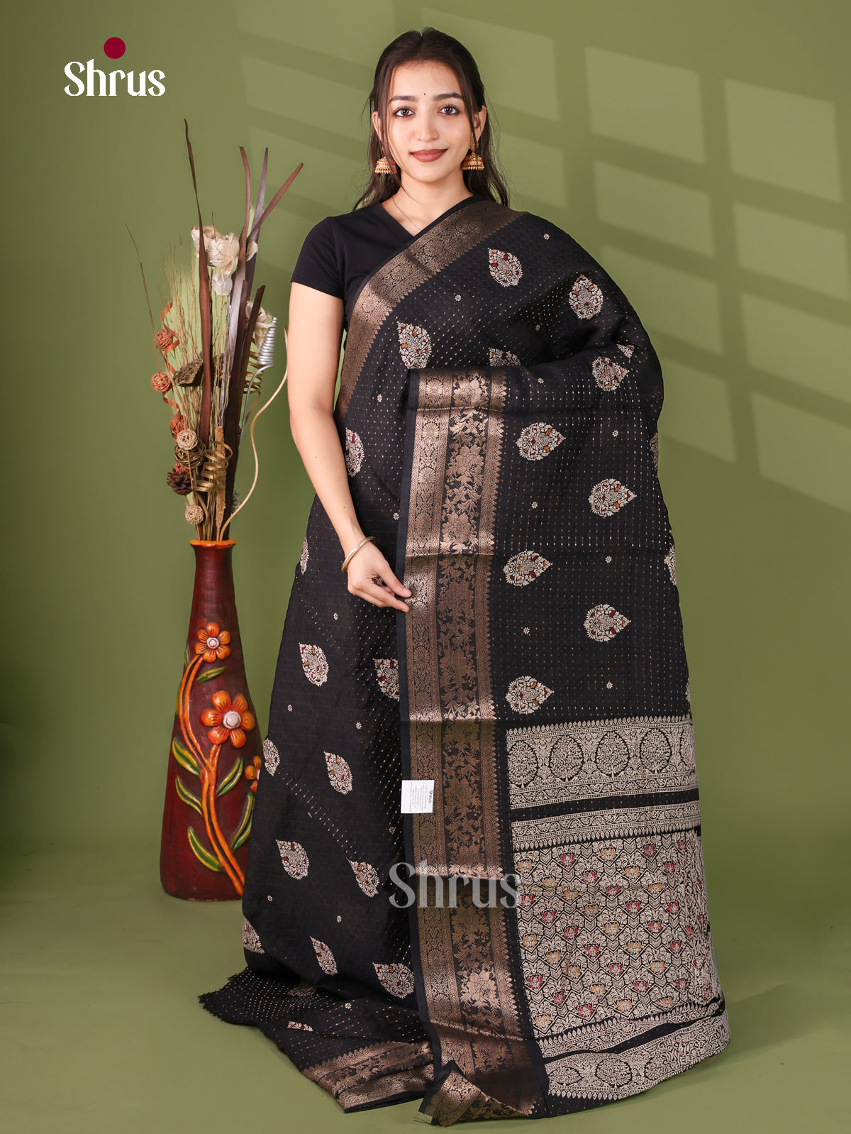 Semi Crepe Saree - EJ11338