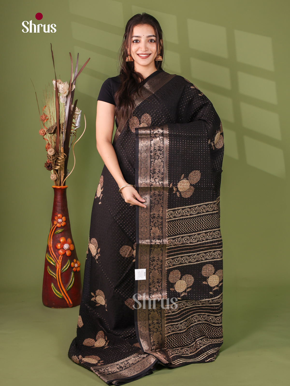Semi Crepe Saree - EJ11353