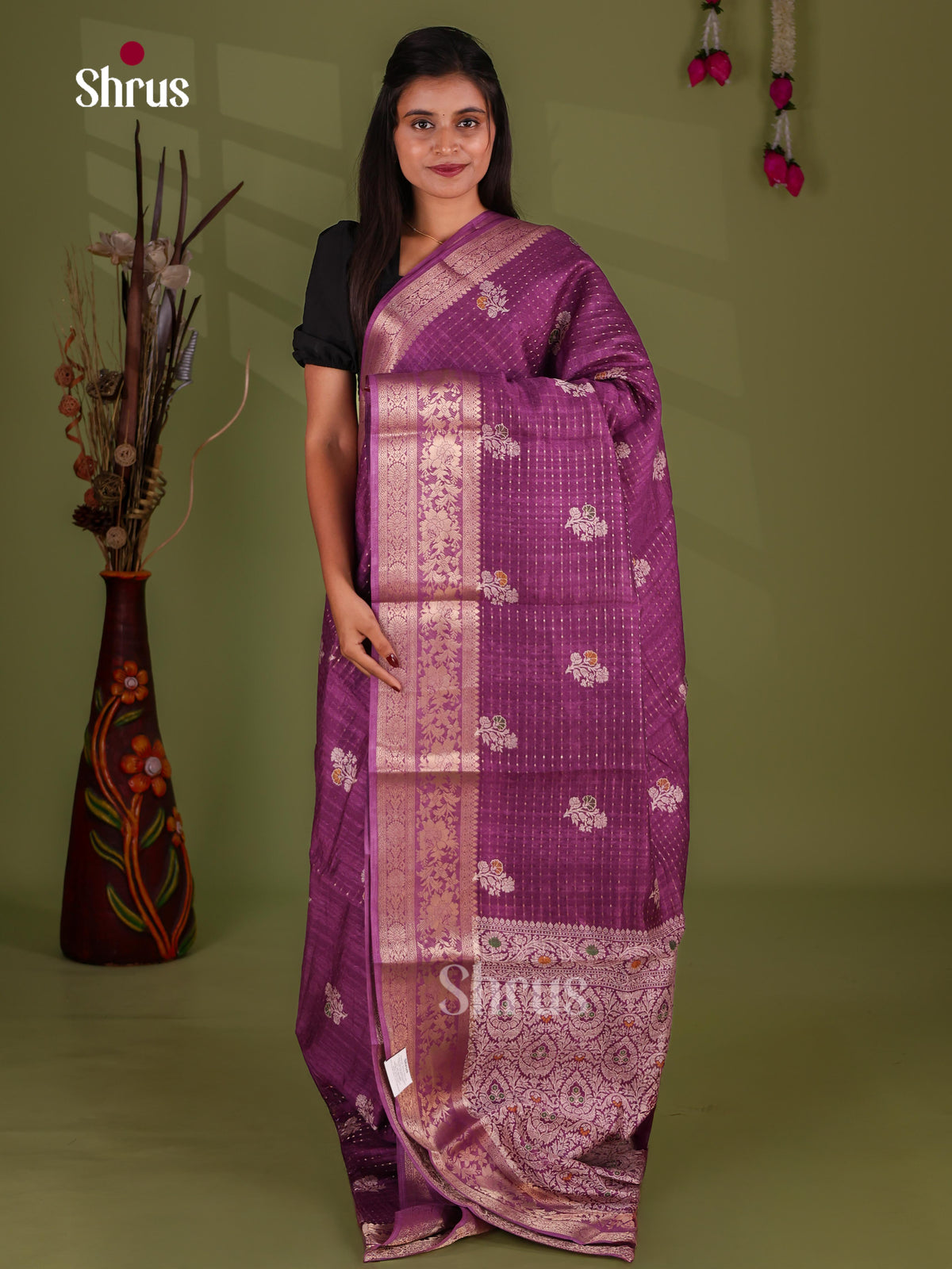Semi Crepe Saree - EJ11356
