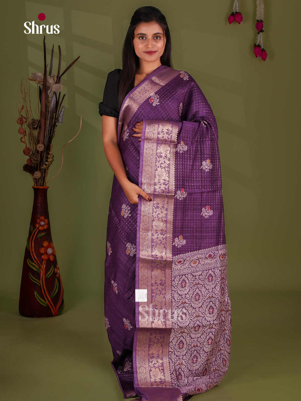 Semi Crepe Saree - EJ11360