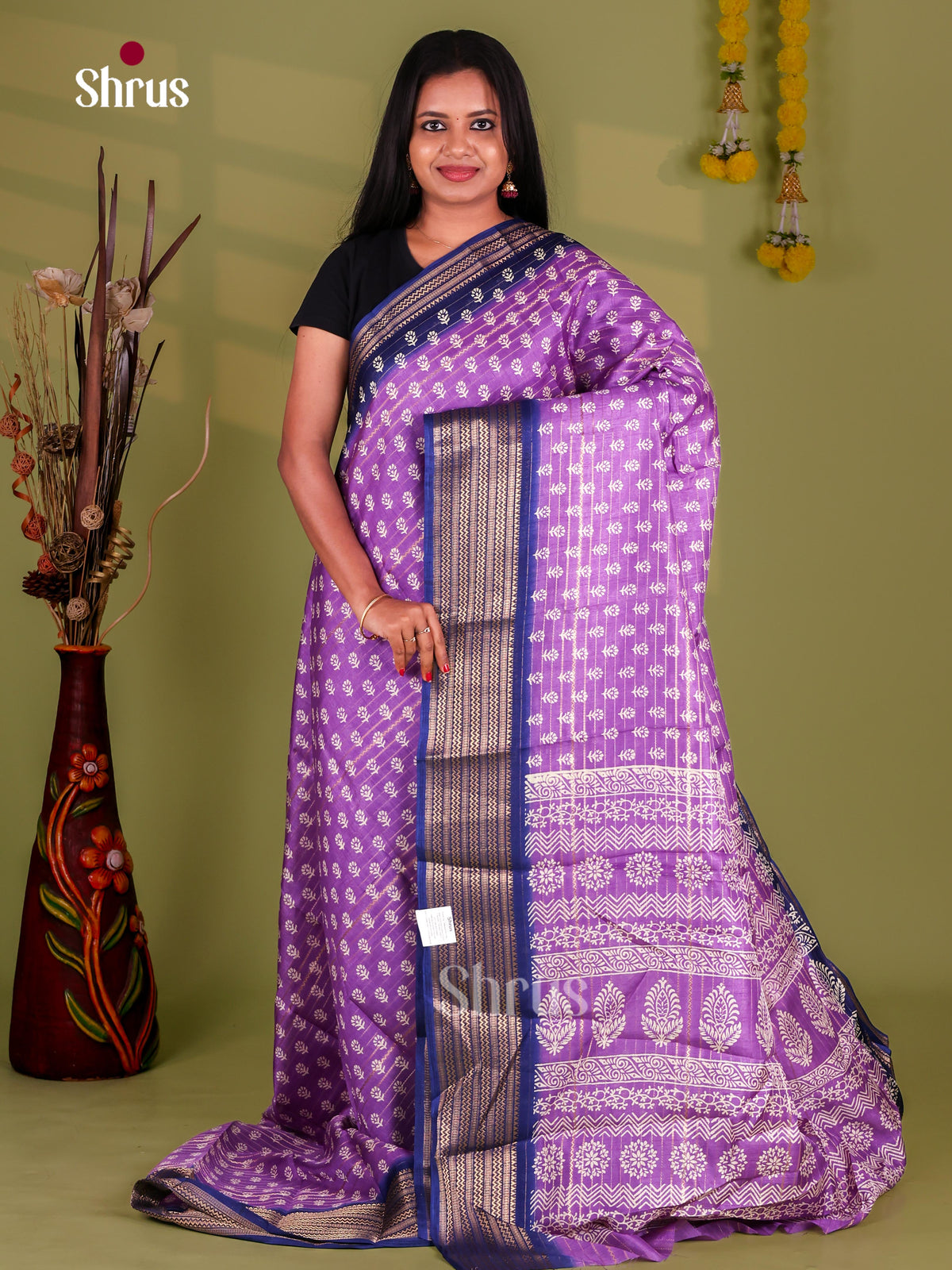 Semi Crepe Saree - EJ11369
