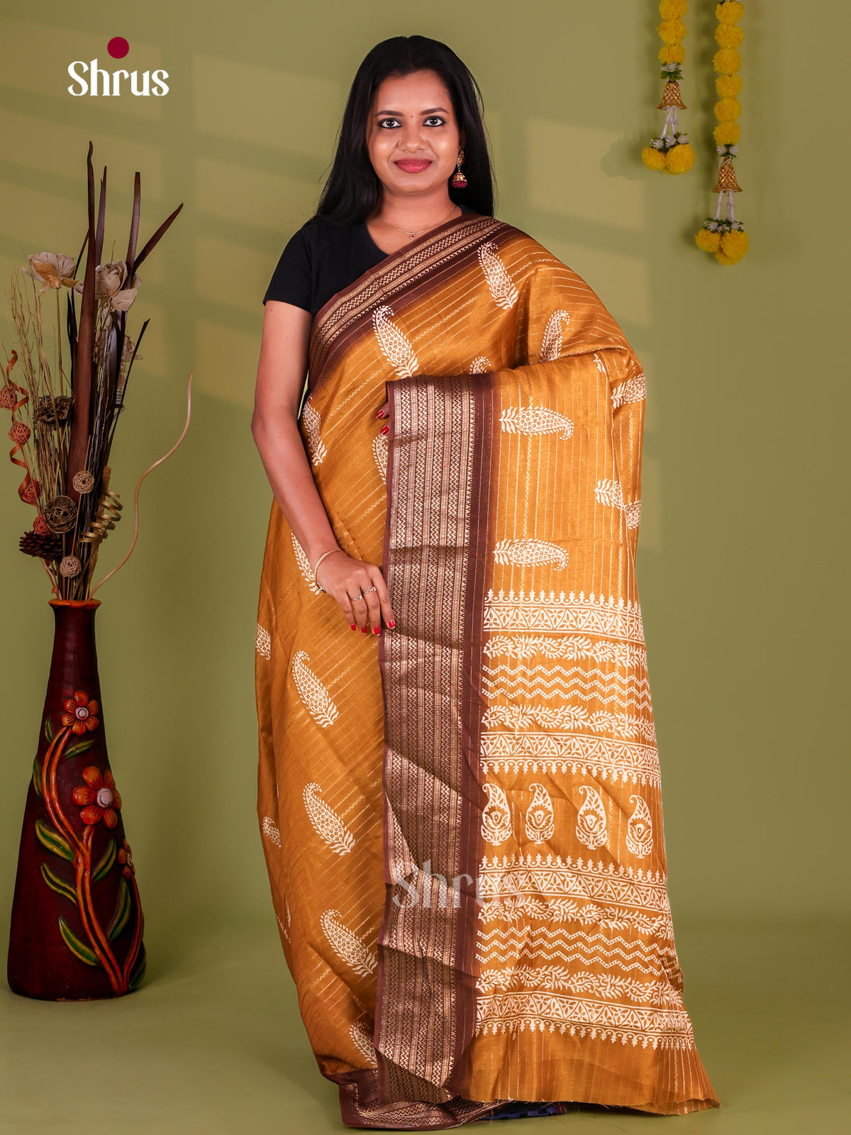Semi Crepe Saree - EJ11374
