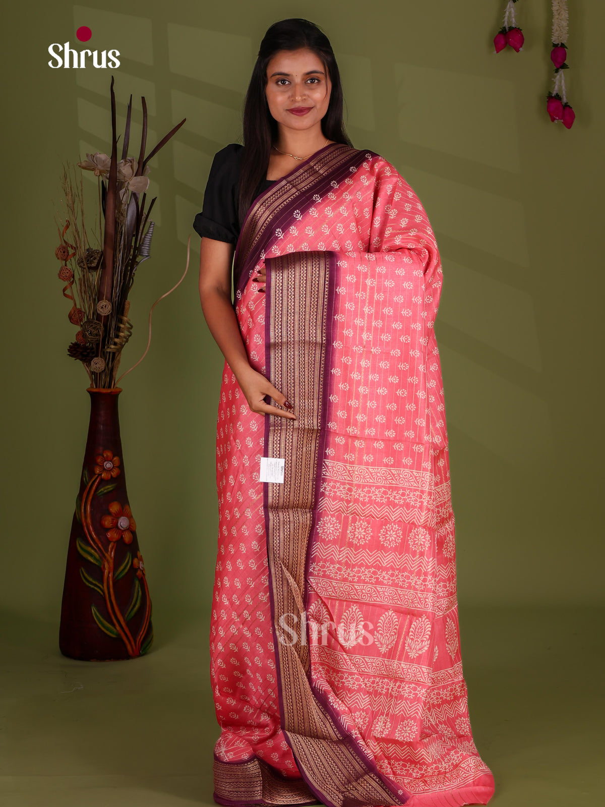 Semi Crepe Saree - EJ11376