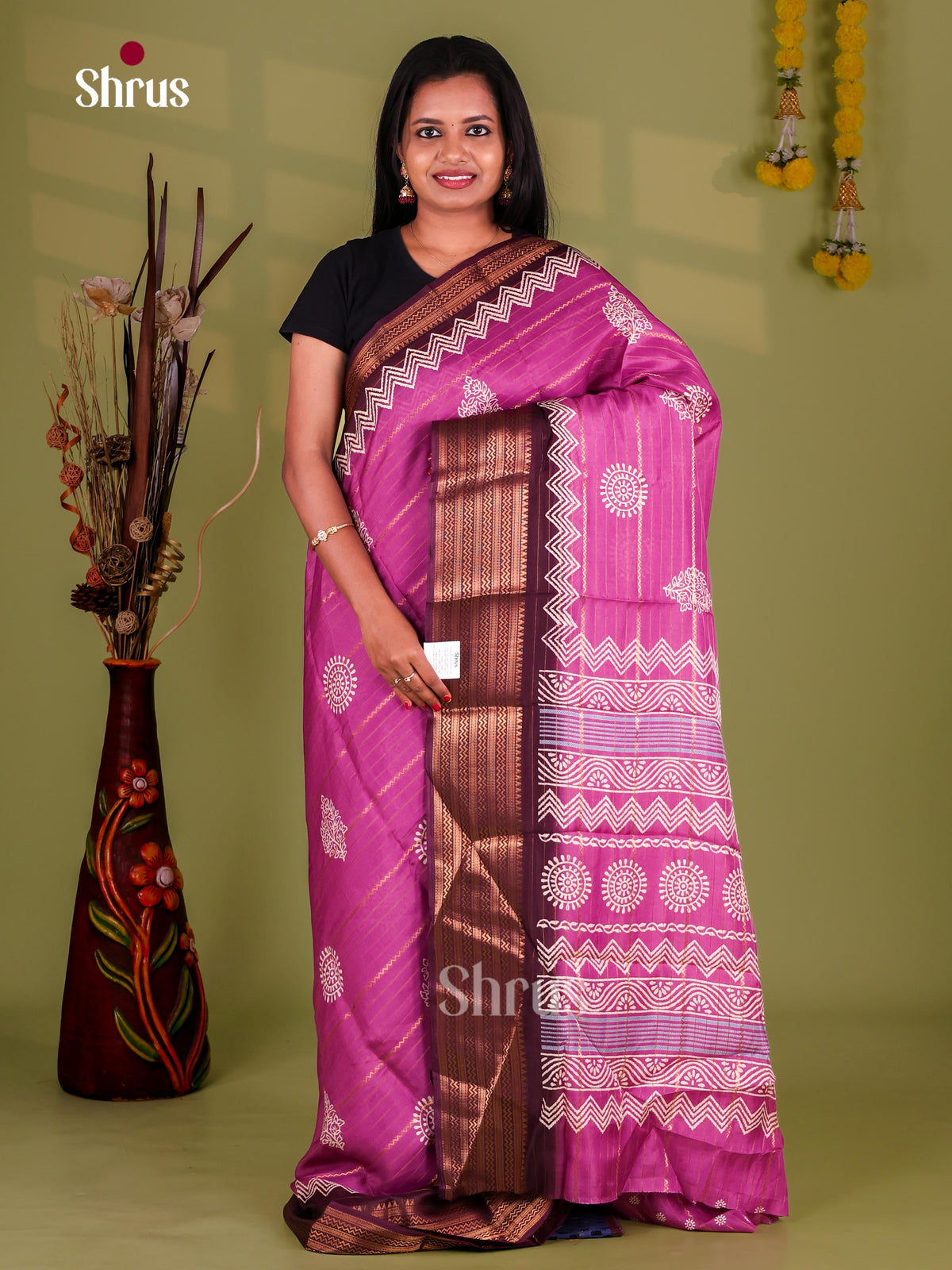 Semi Crepe Saree - EJ11387