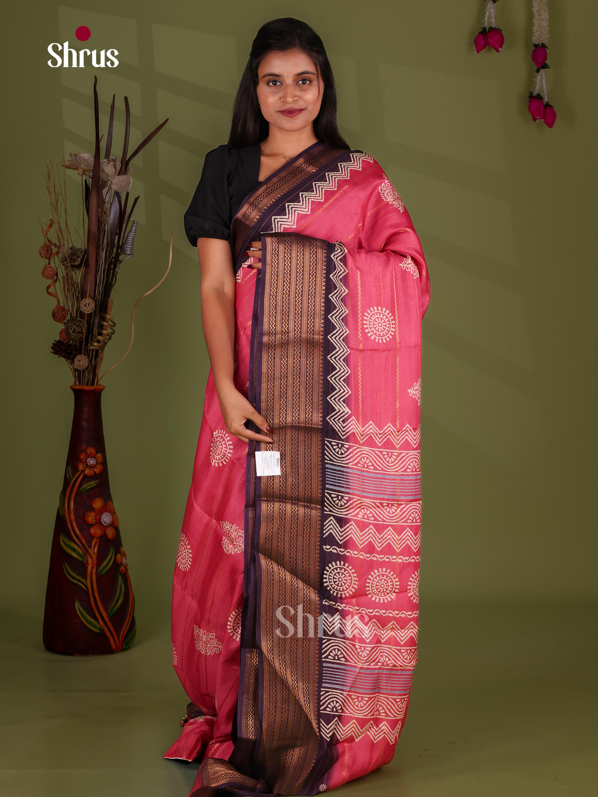Semi Crepe Saree - EJ11388