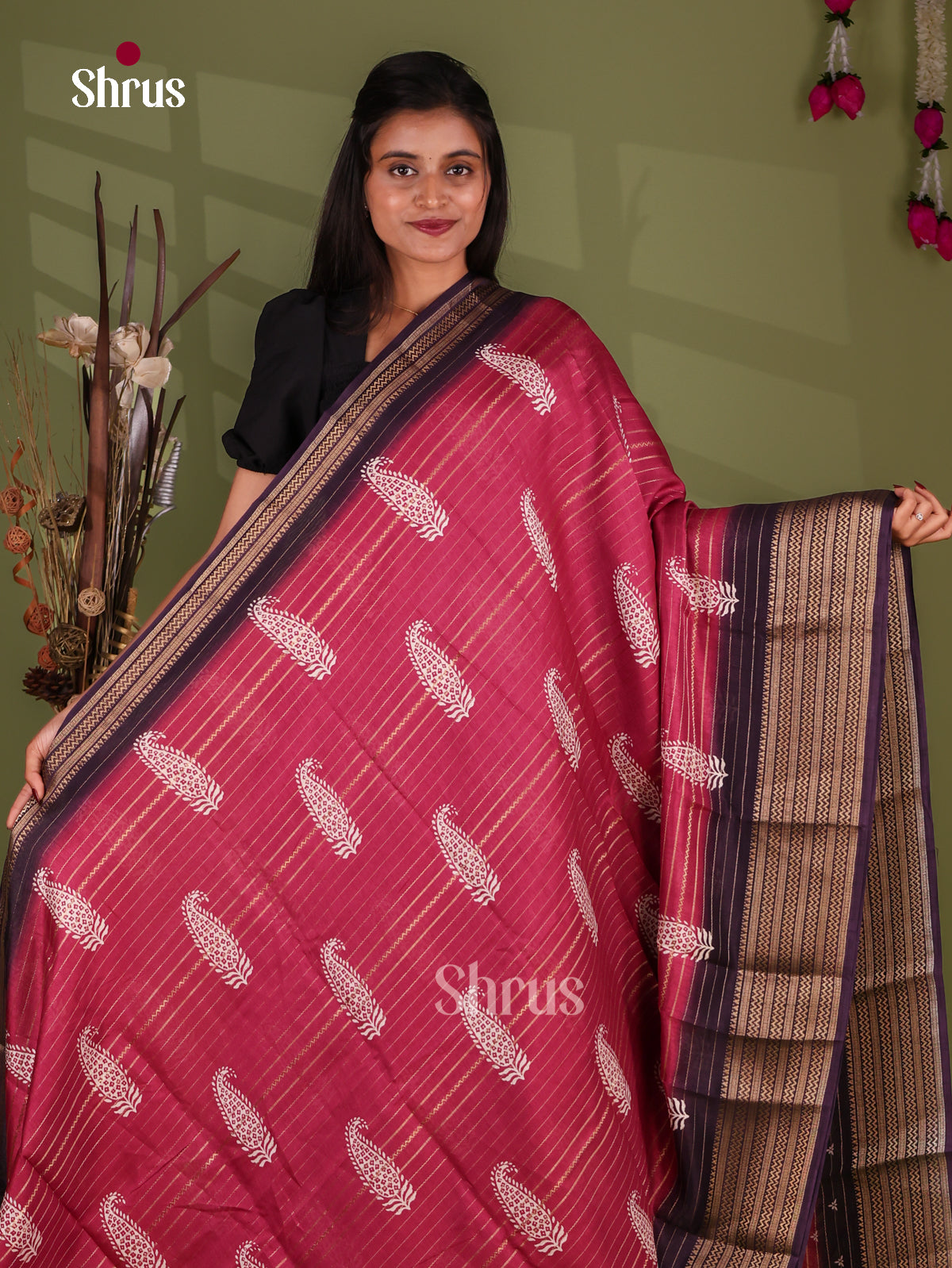 Semi Crepe Saree - EJ11390
