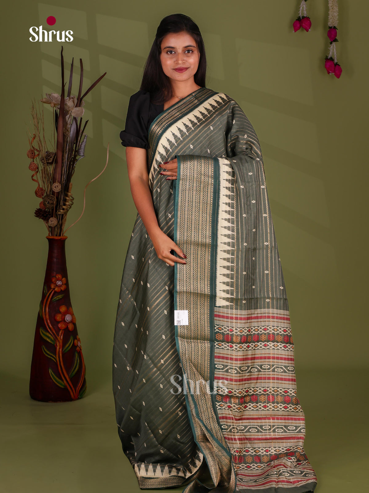 Semi Crepe Saree - EJ11394