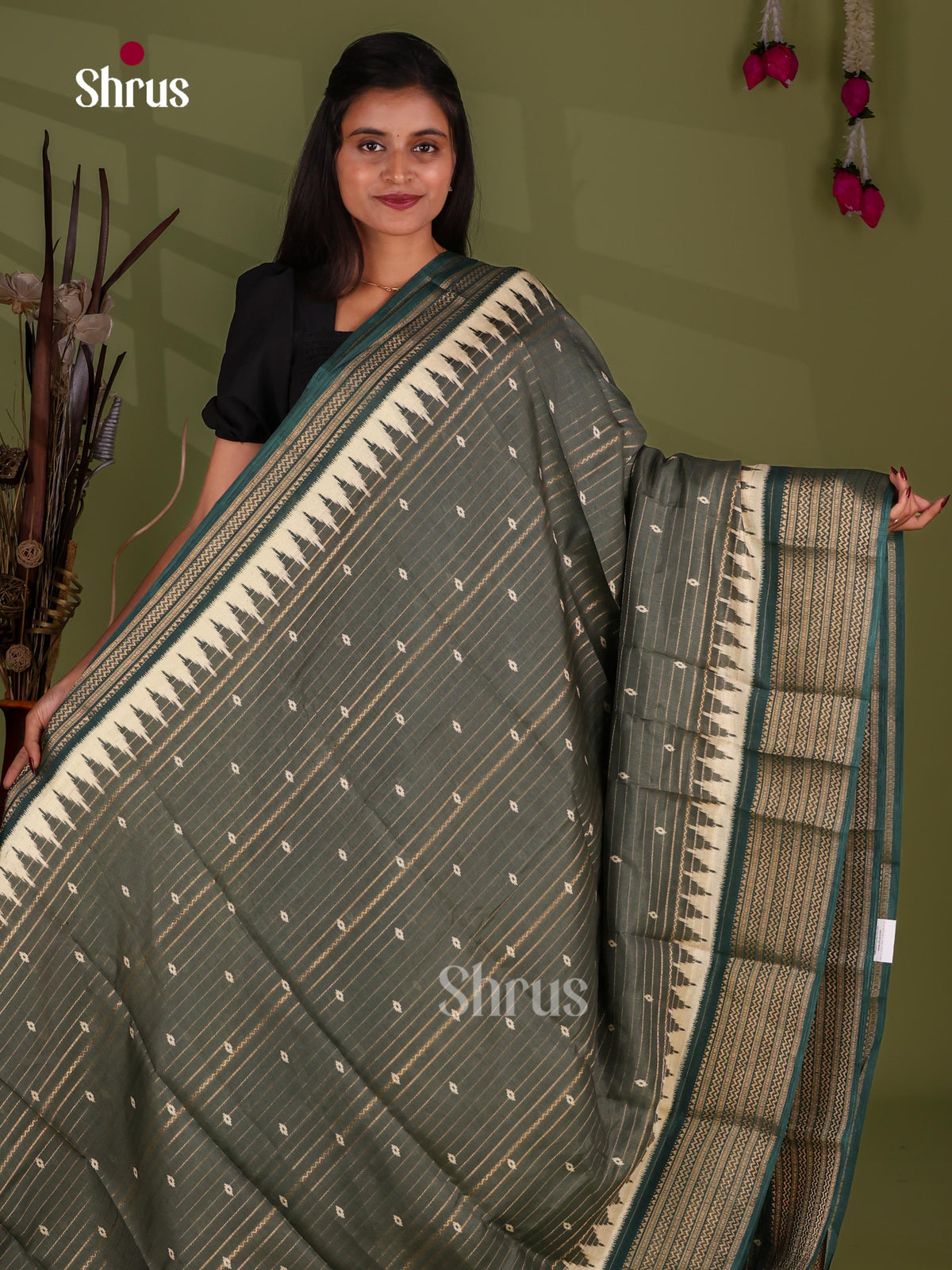 Semi Crepe Saree - EJ11394