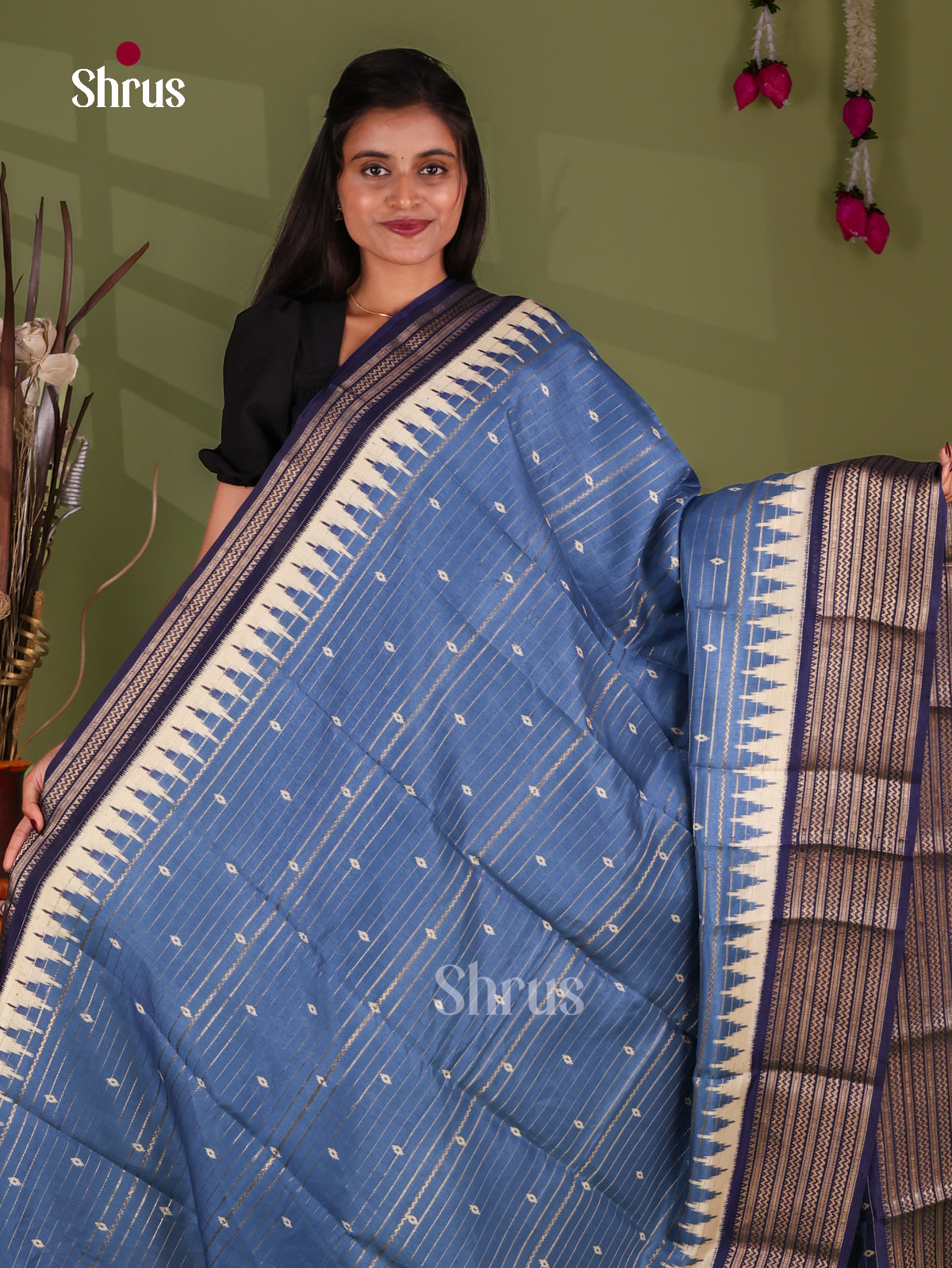Semi Crepe Saree - EJ11400