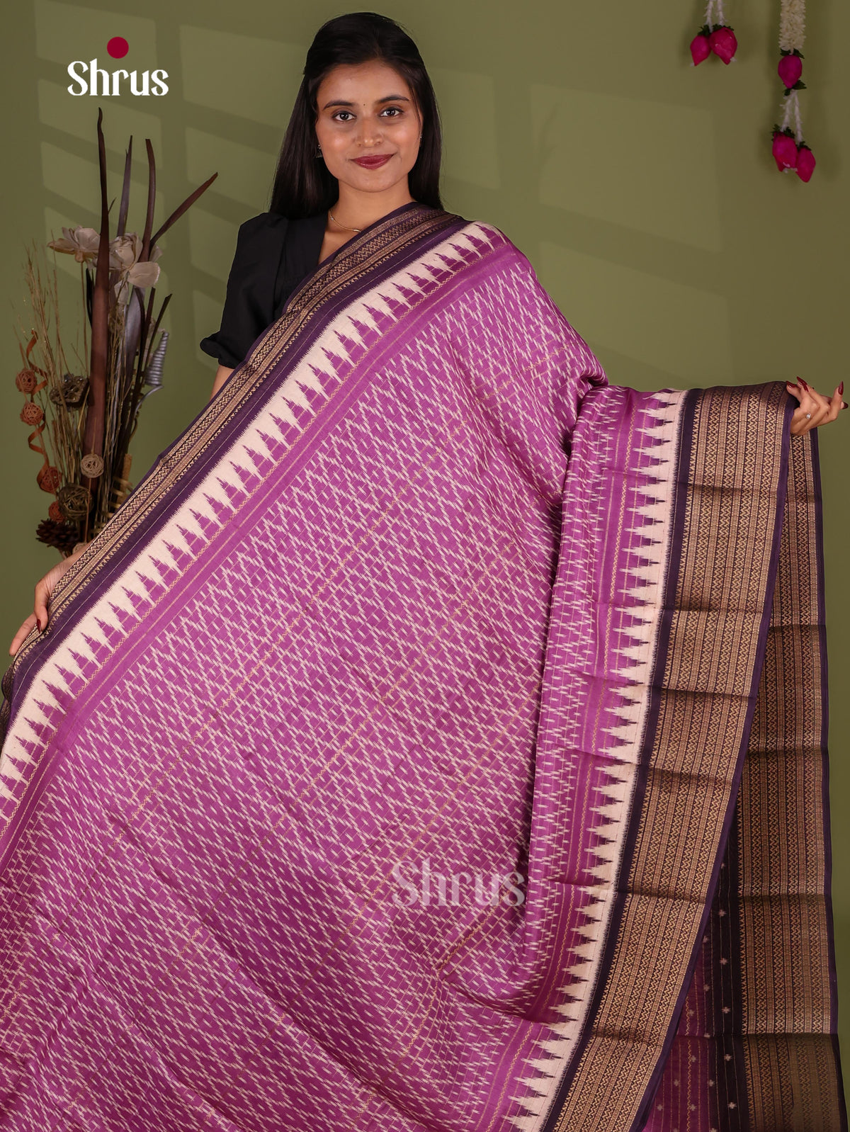 Semi Crepe Saree - EJ11401