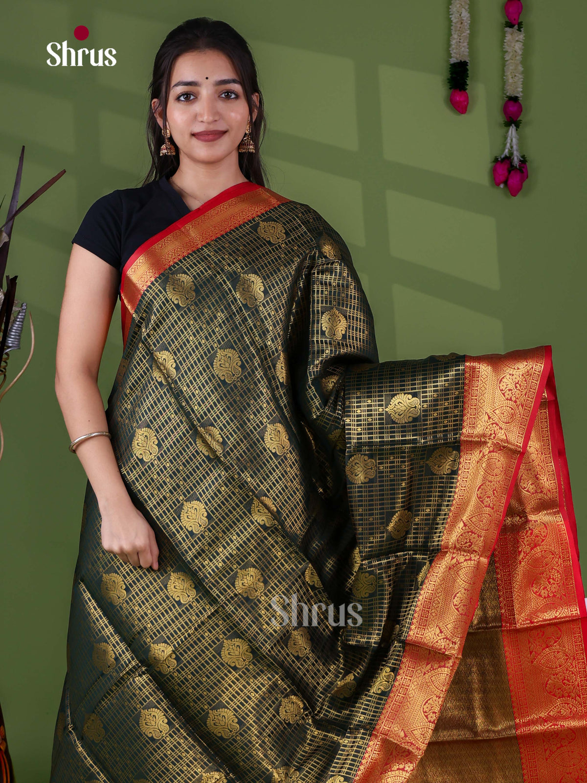 Semi Kanchipuram Saree - EJ11409