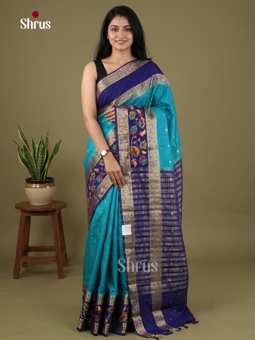 Semi Mysoresilk Saree - EJ11794