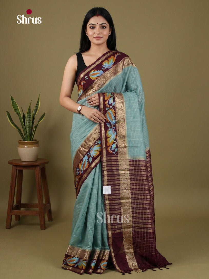 Semi Mysoresilk Saree - EJ11808