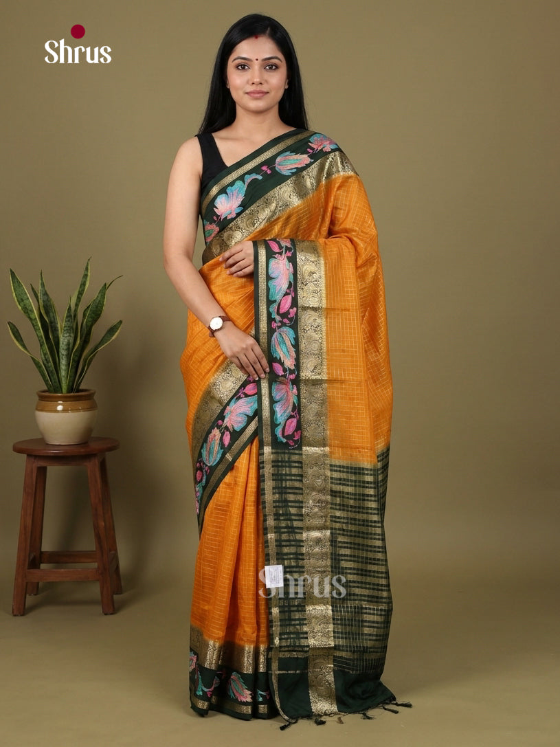 Semi Mysoresilk Saree - EJ11809