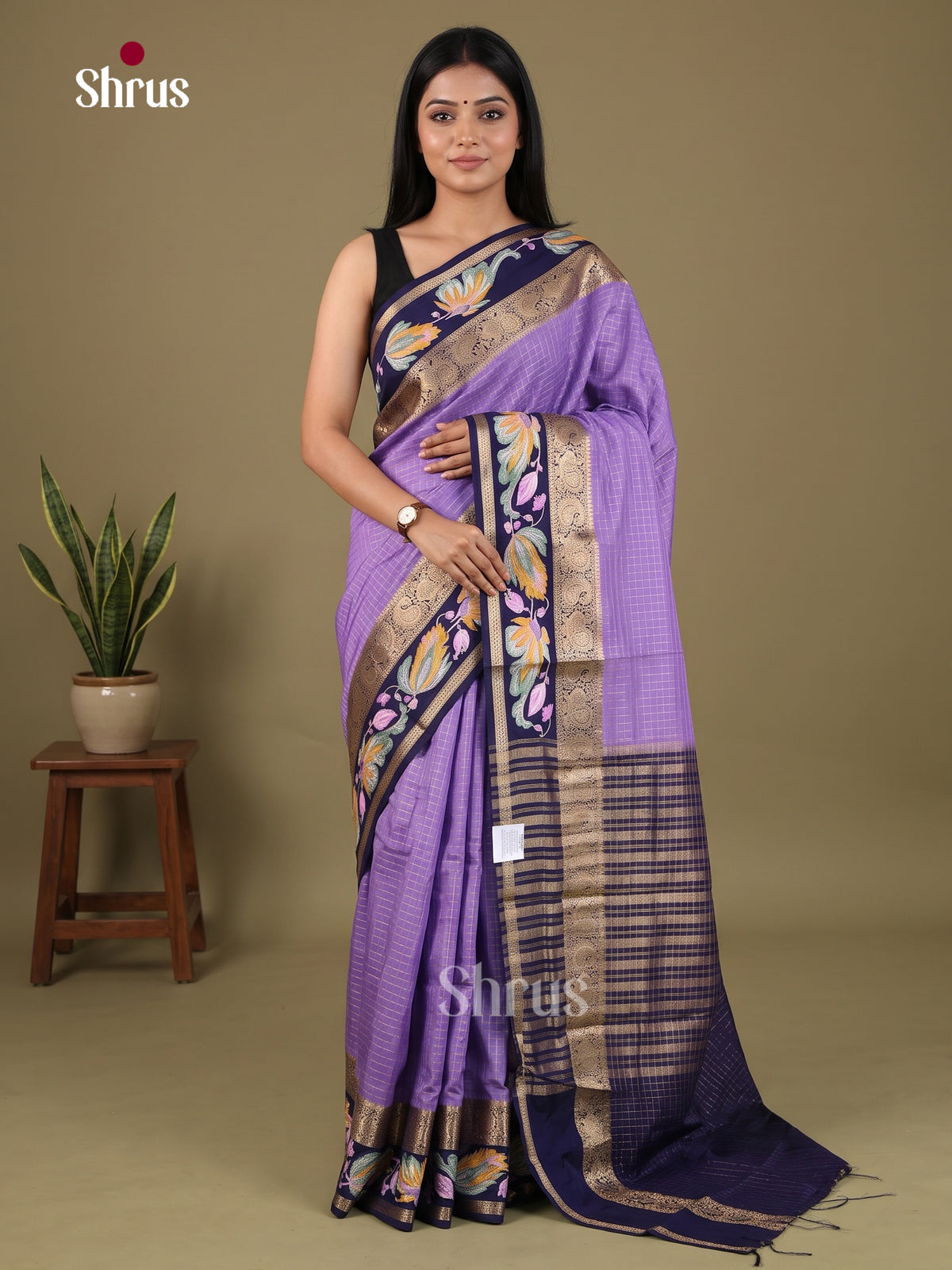 Semi Mysoresilk Saree - EJ11820