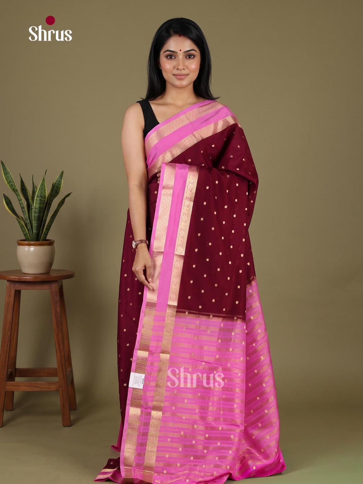 Semi Mysoresilk Saree - EJ11835