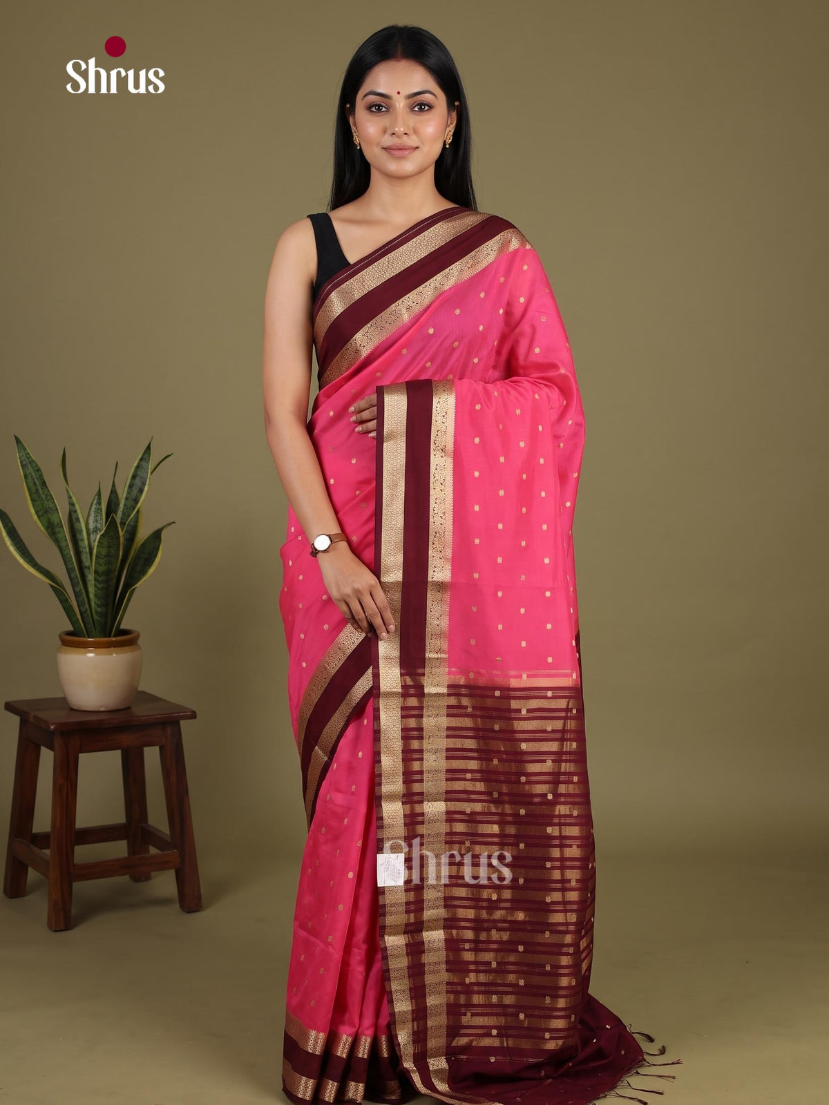 Semi Mysoresilk Saree - EJ11842