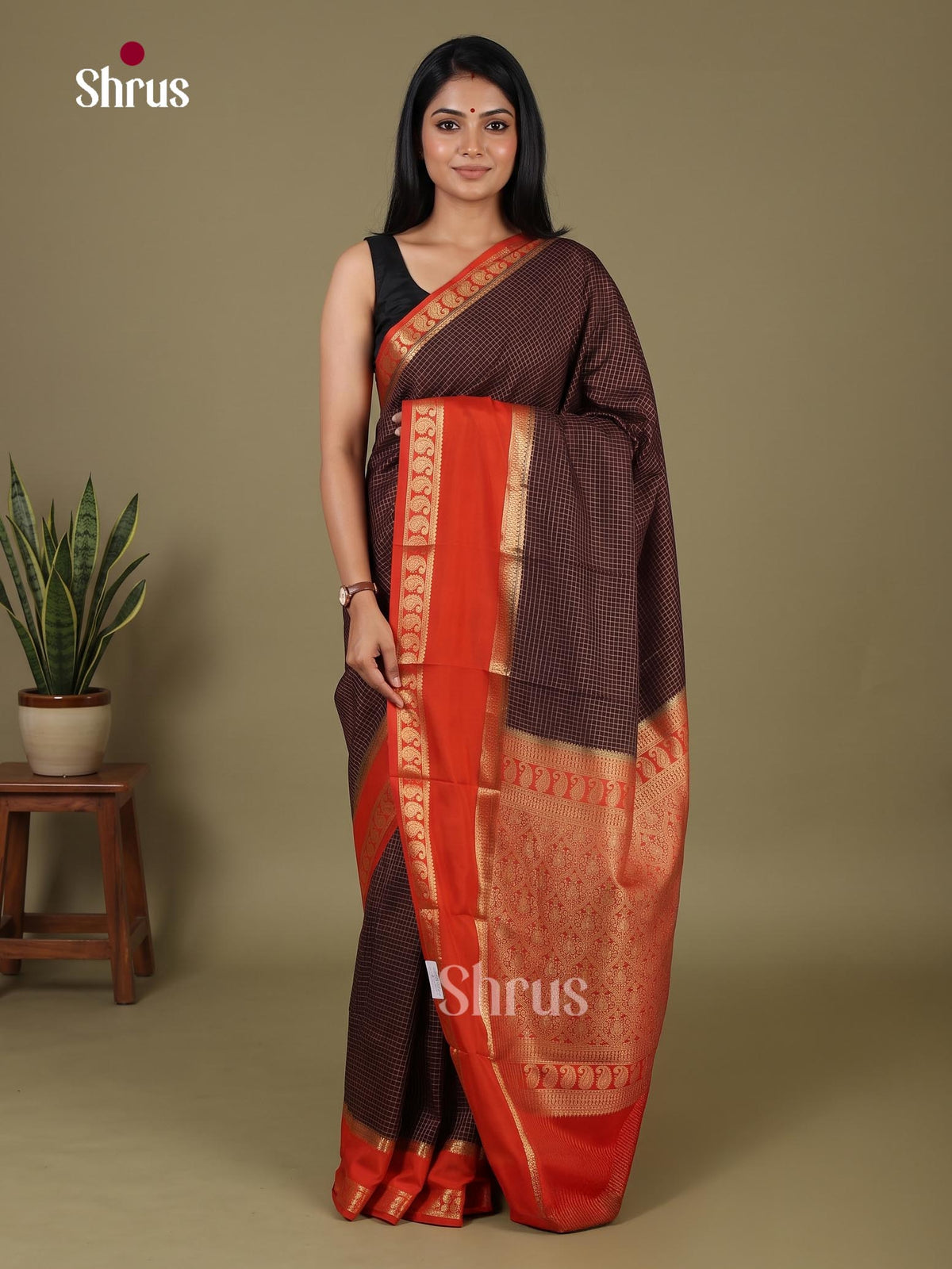 Semi Mysoresilk Saree - EJ11864