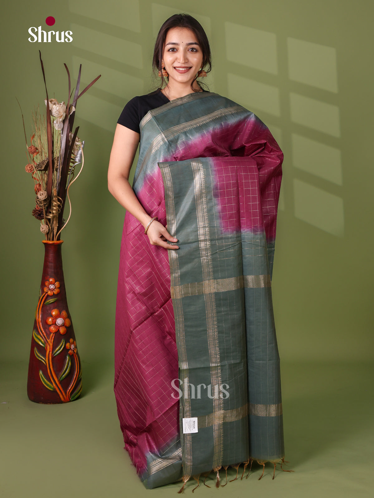 Zari Semi Tussar Saree - EJ12026