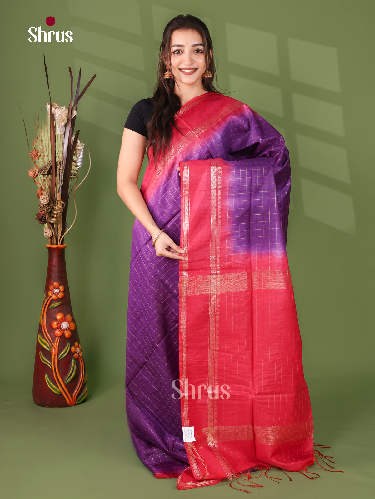 Zari Semi Tussar Saree - EJ12029