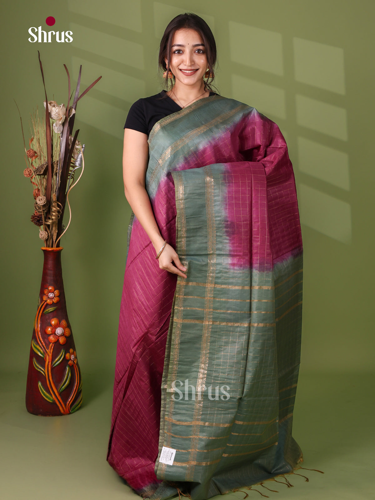 Zari Semi Tussar Saree - EJ12035