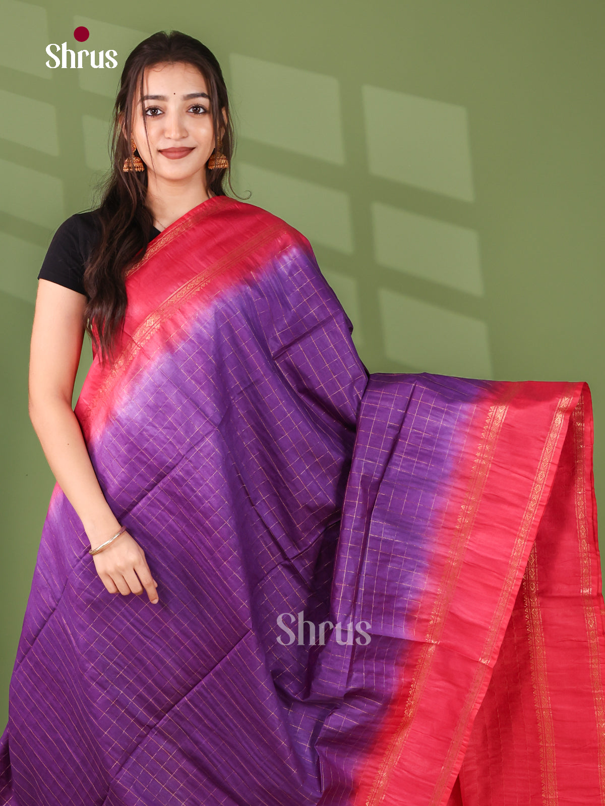 Zari Semi Tussar Saree - EJ12036