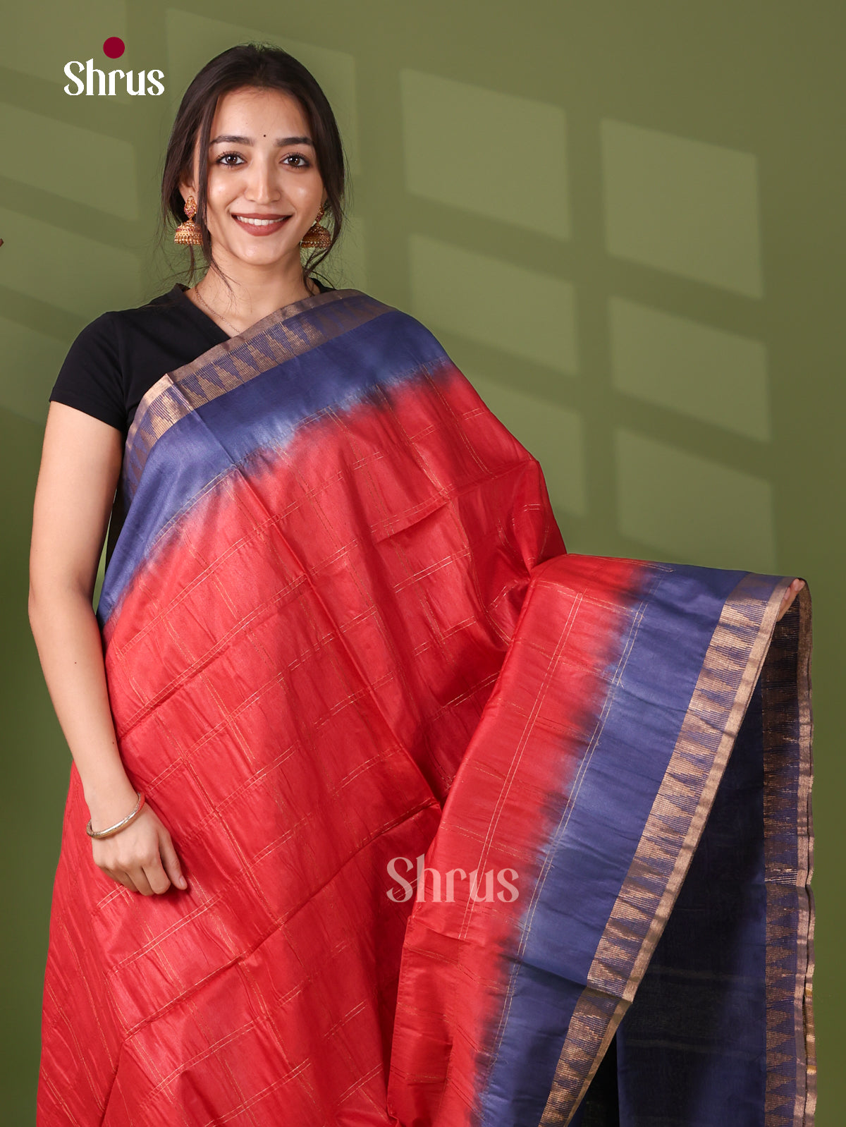 Zari Semi Tussar Saree - EJ12051