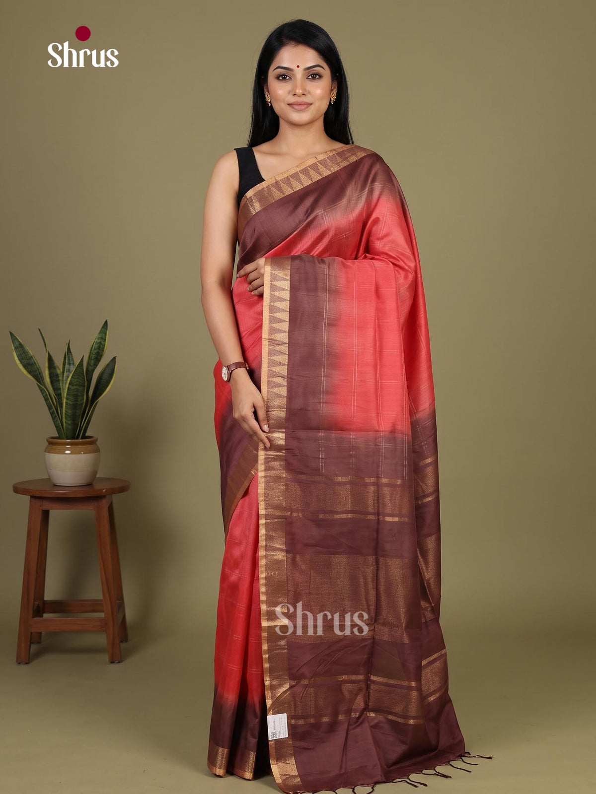 Zari Semi Tussar Saree - EJ12052