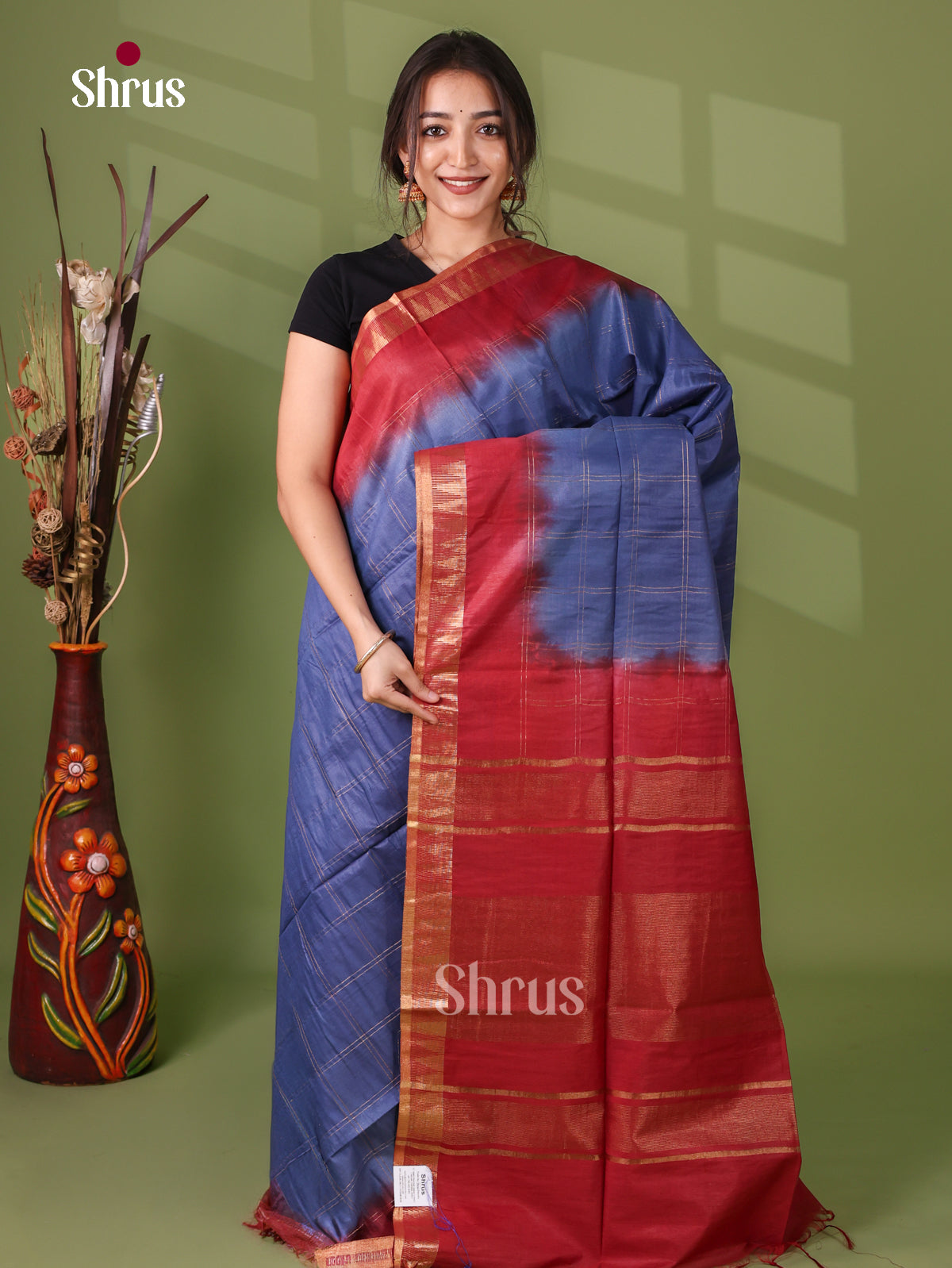 Zari Semi Tussar Saree - EJ12054