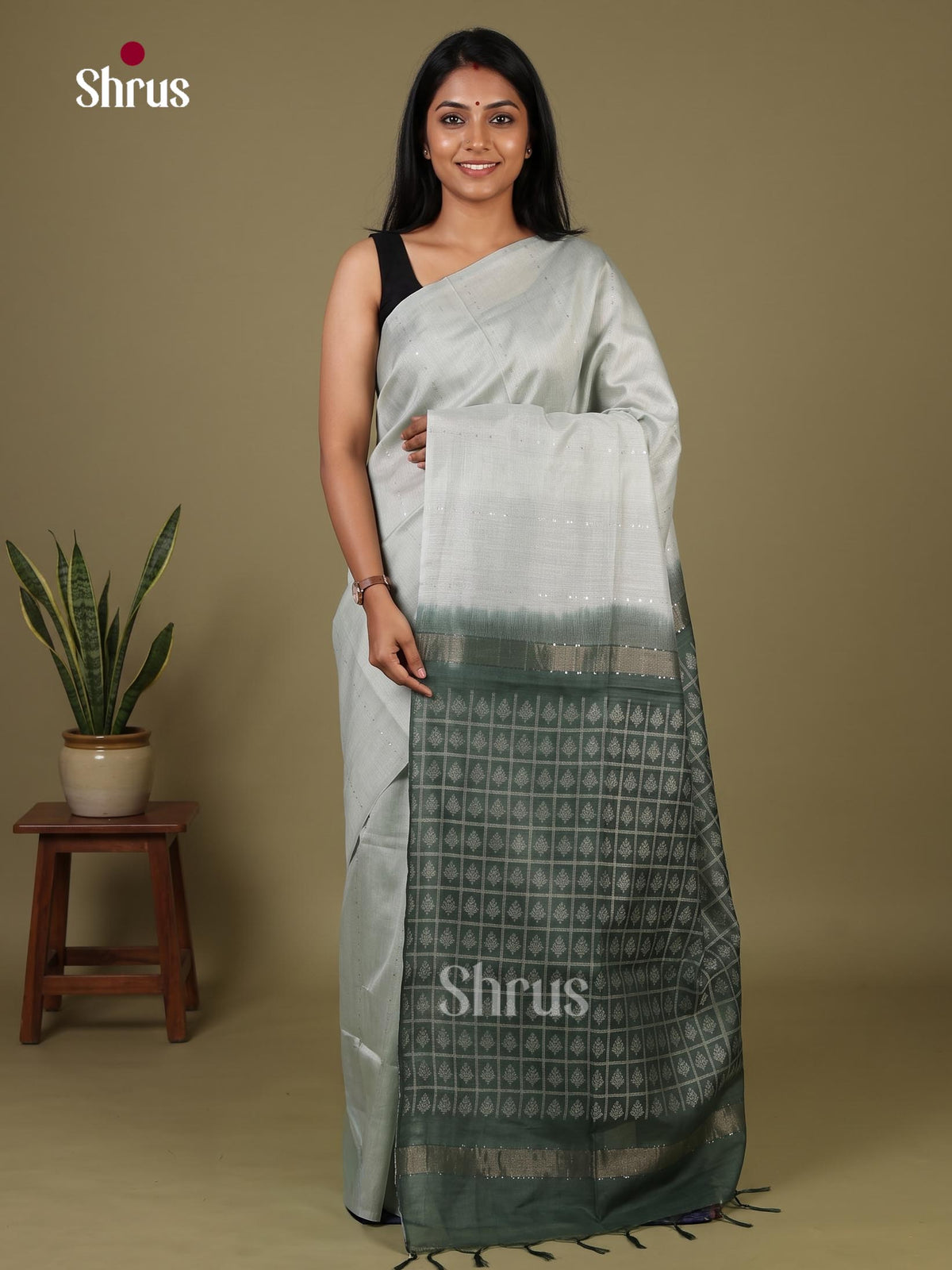 Zari Semi Tussar Saree - EJ12056