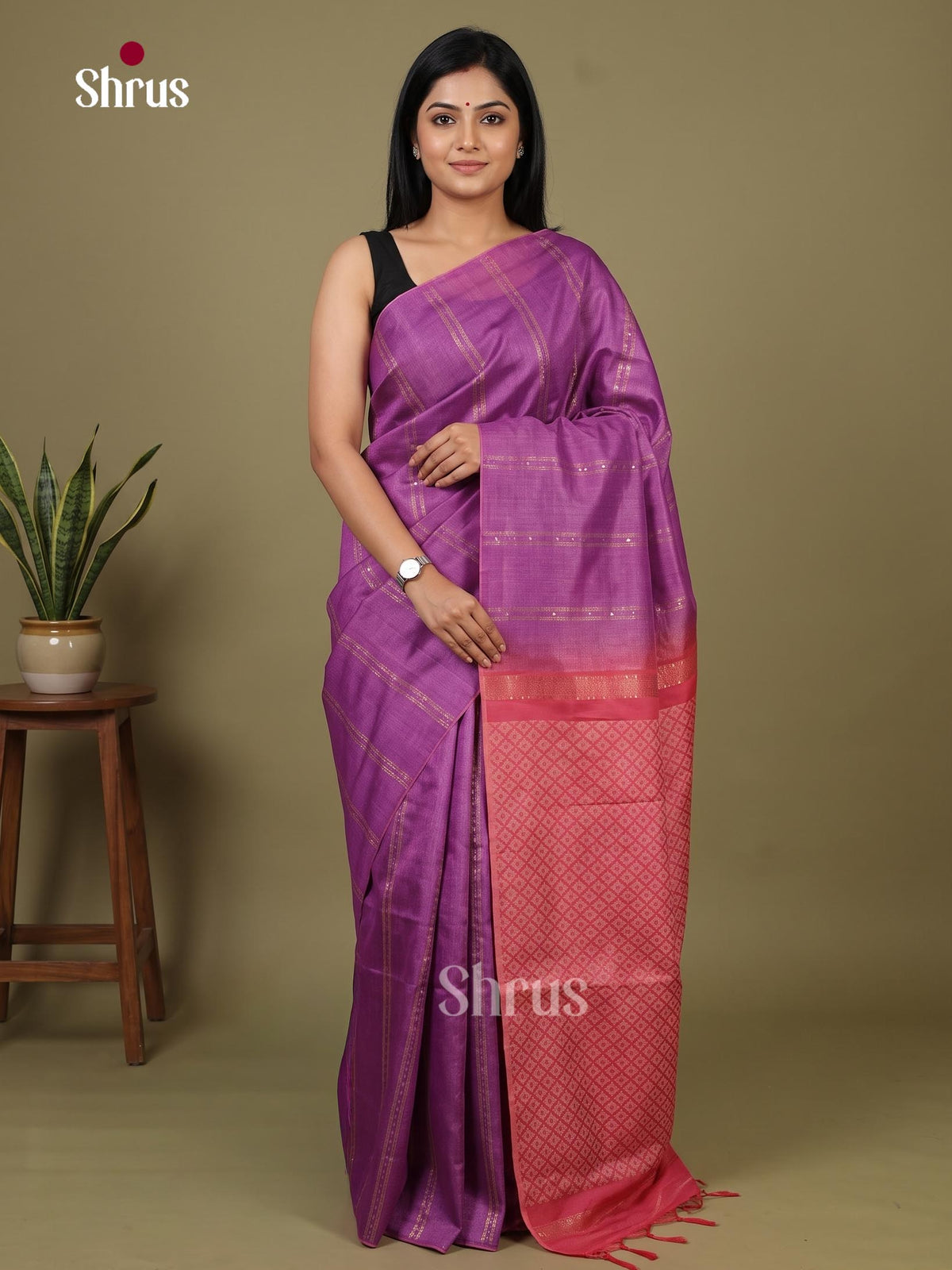 Zari Semi Tussar Saree - EJ12062