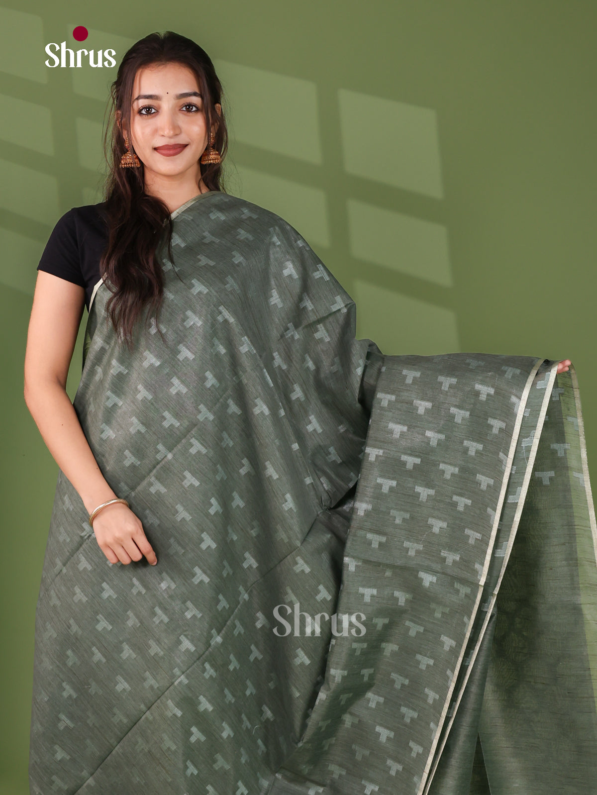 Semi Tussar Saree - EJ12119
