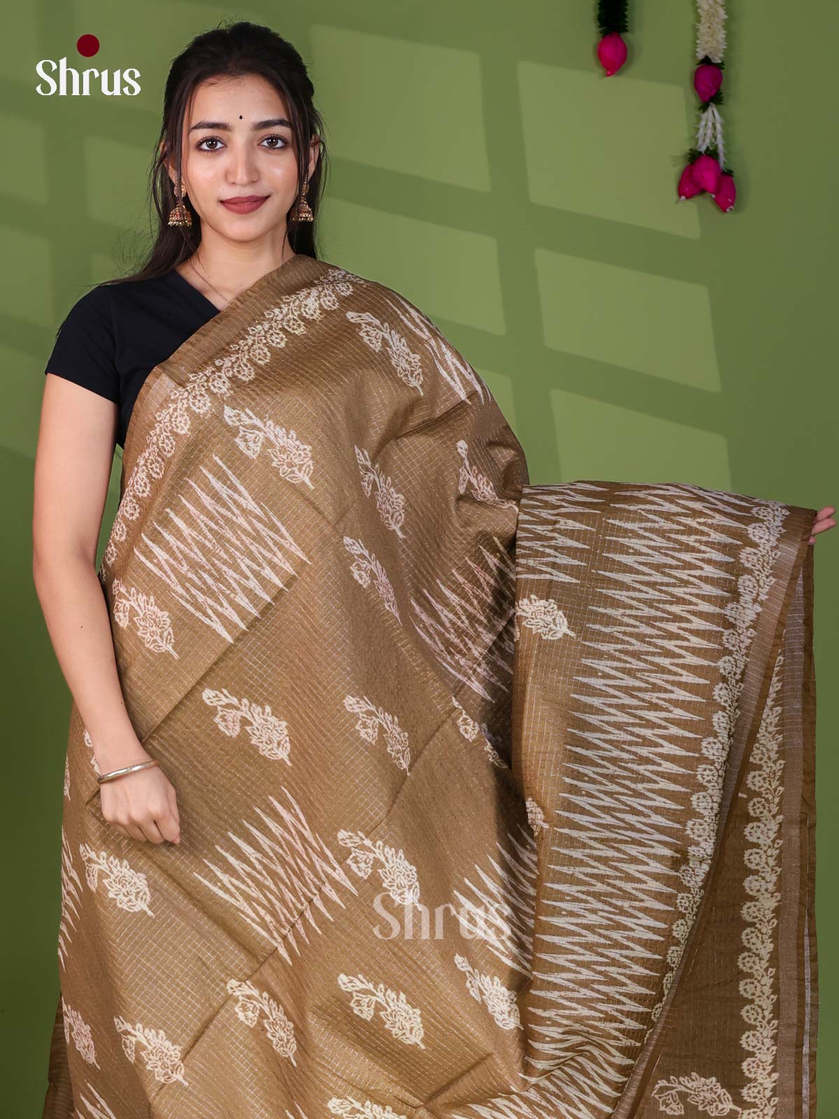 Zari Semi Tussar Saree - EJ12178