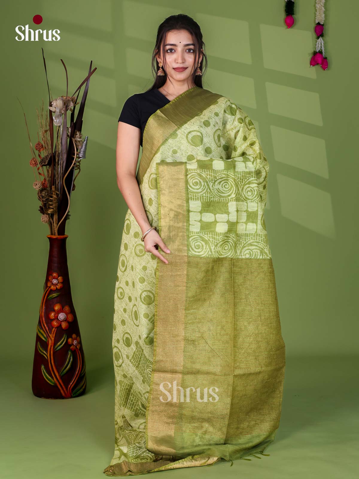 Zari Semi Tussar Saree - EJ12329