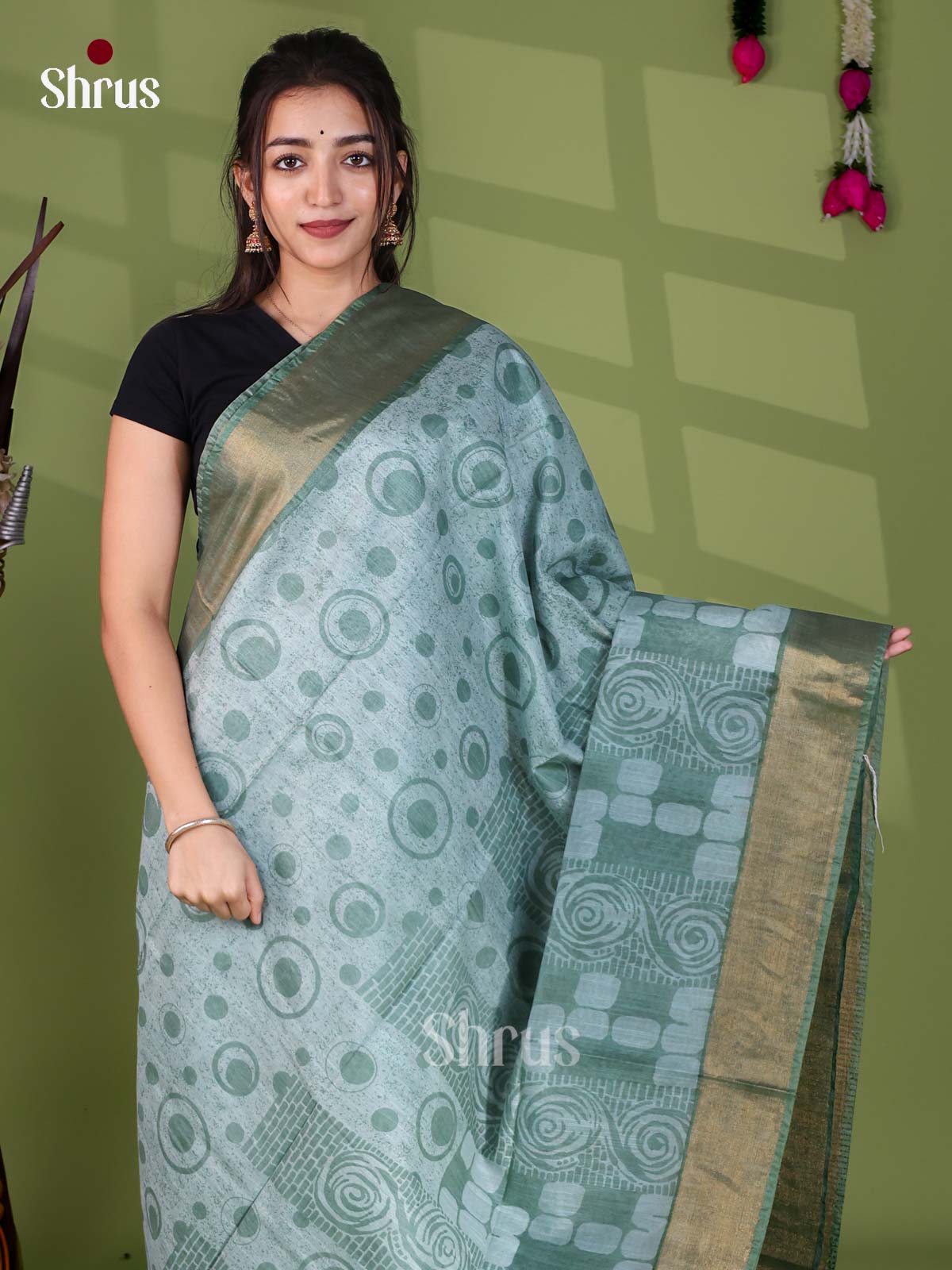 Zari Semi Tussar Saree - EJ12331