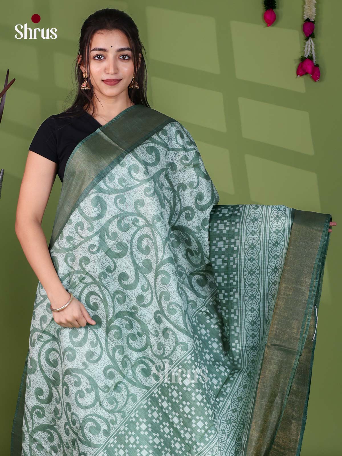 Zari Semi Tussar Saree - EJ12346
