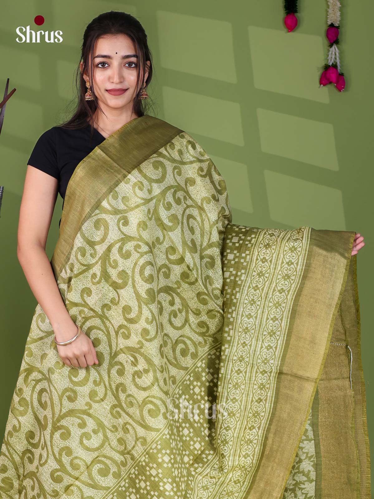 Zari Semi Tussar Saree - EJ12348