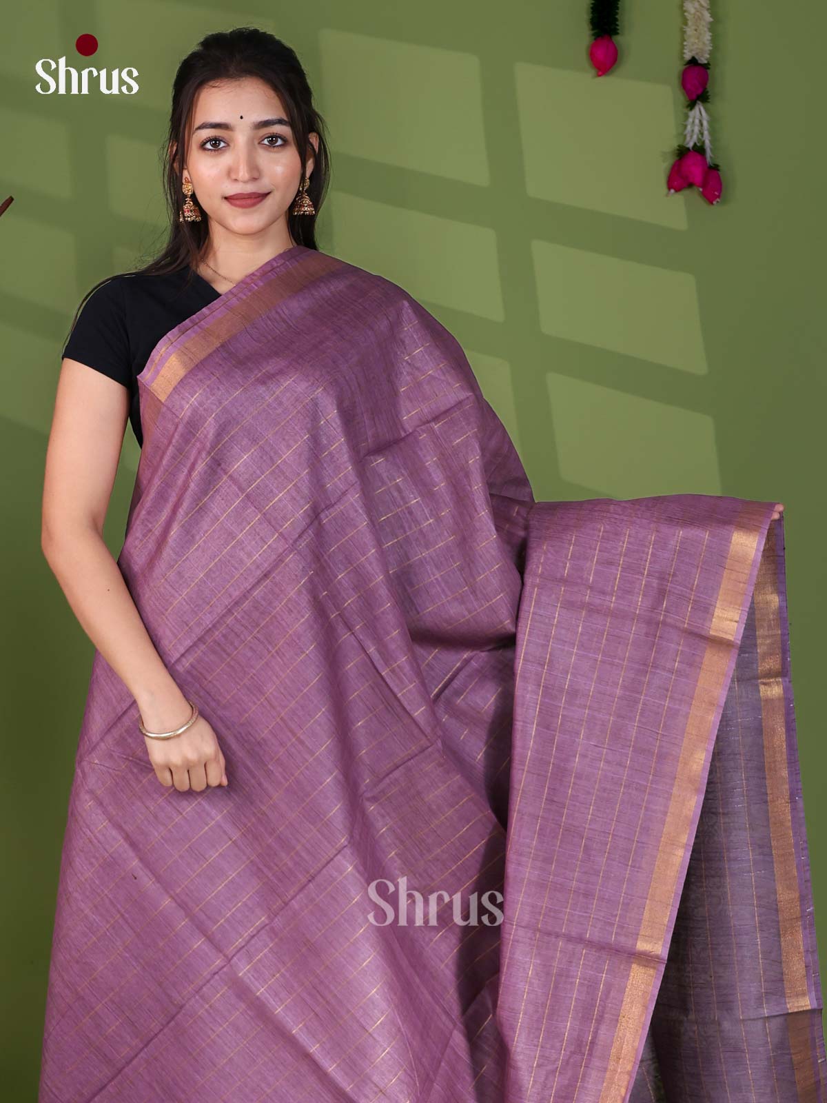 Zari Semi Tussar Saree - EJ12427