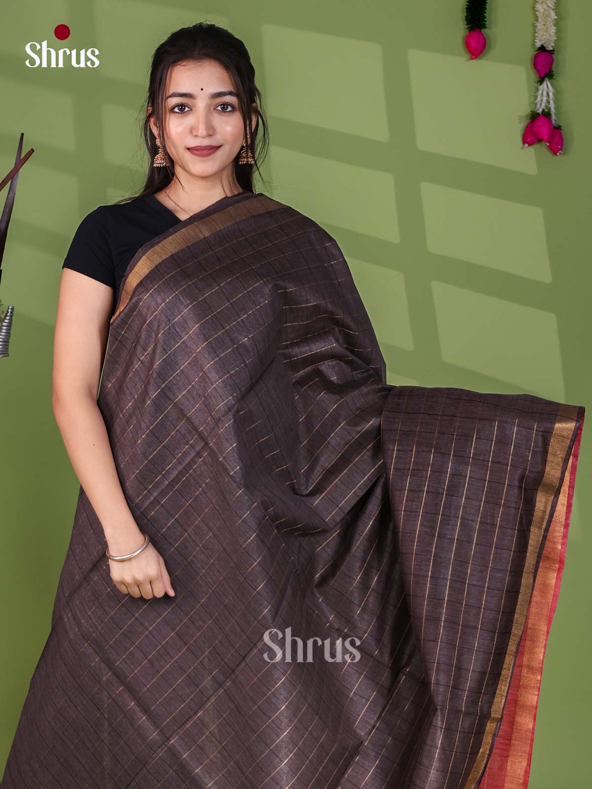 Zari Semi Tussar Saree - EJ12434