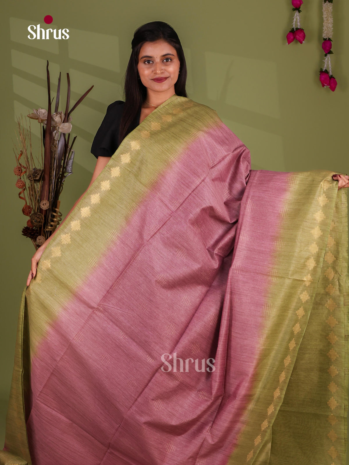 Semi Tussar Saree - EJ13287
