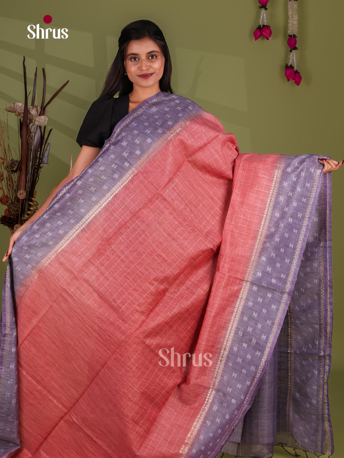 Zari Semi Tussar Saree - EJ13297