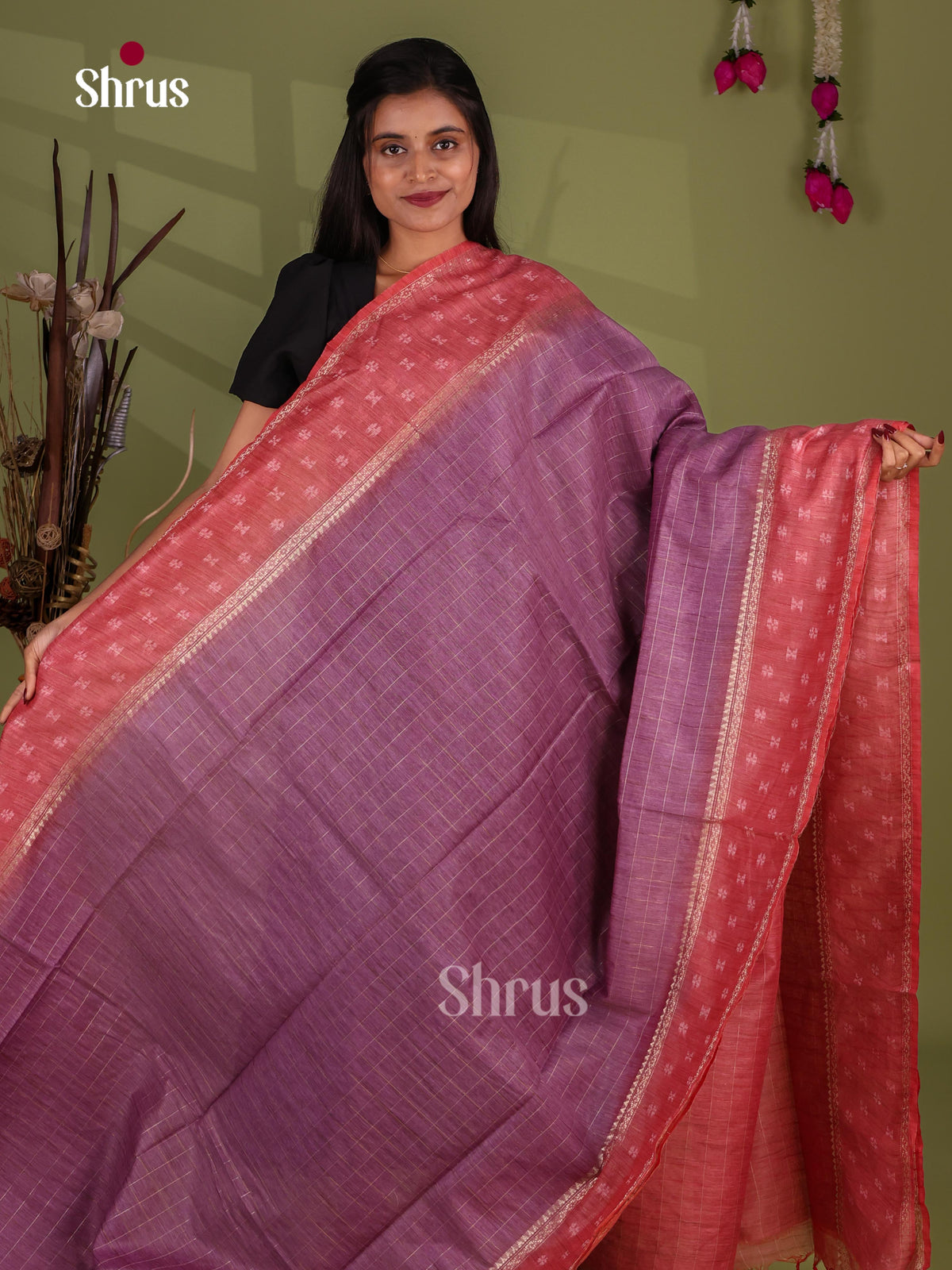Zari Semi Tussar Saree - EJ13302