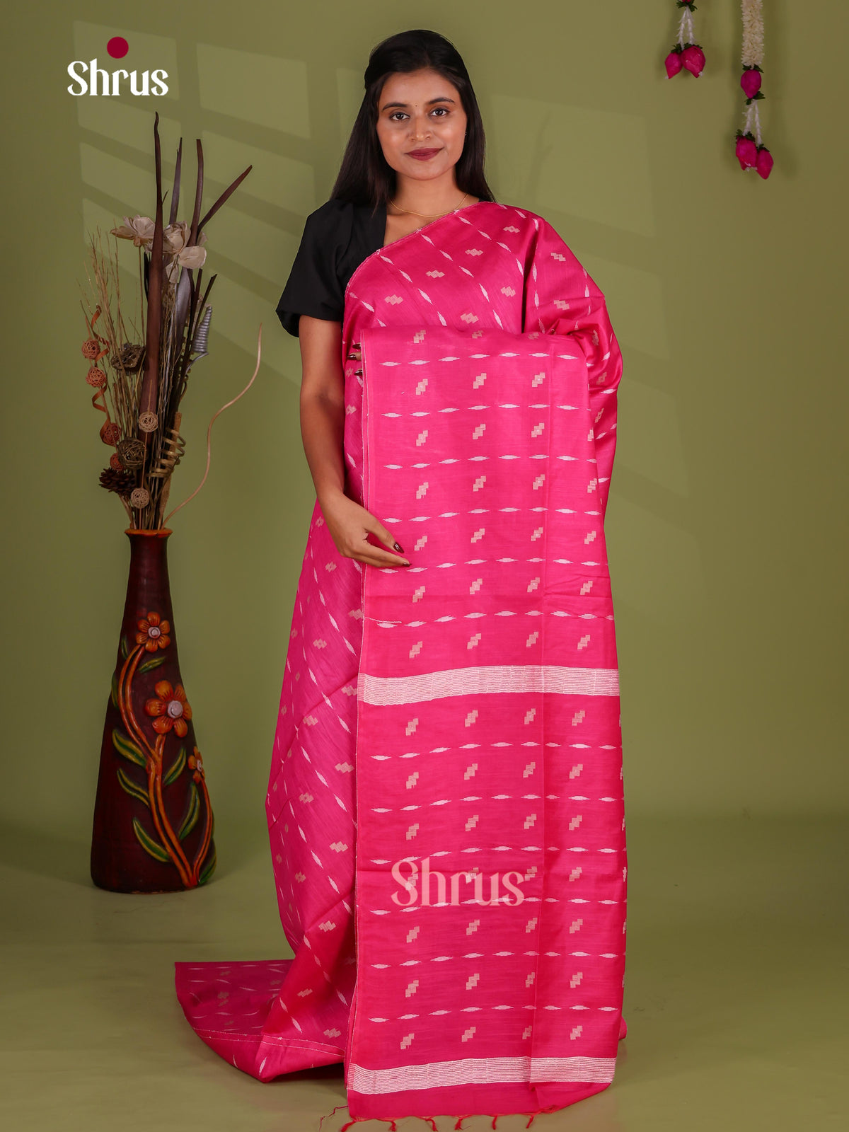 Semi Tussar Saree - EJ13312